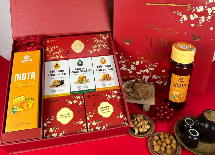 Hộp qu&agrave; Thịnh Vượng Honeco