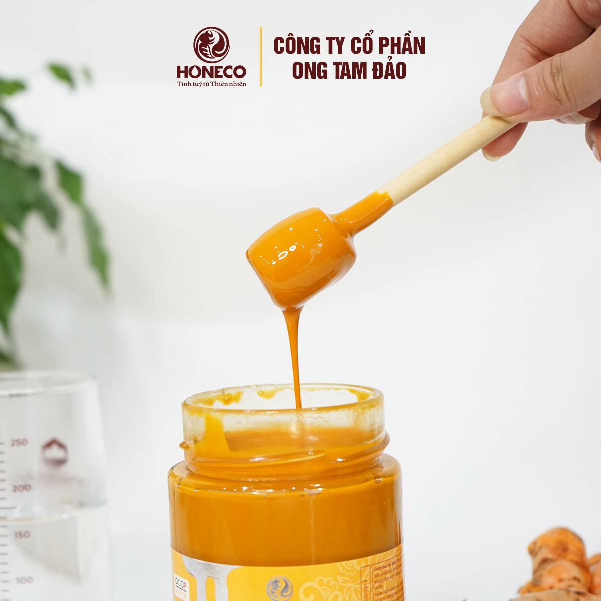 Mật ong nghệ Curcumin