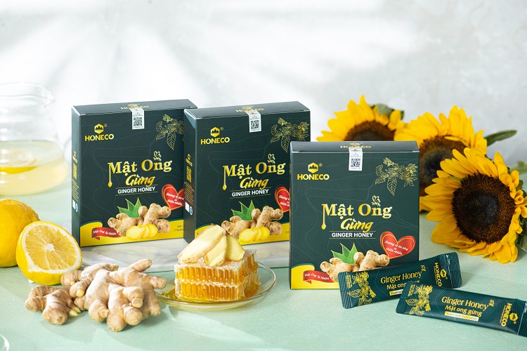 Mật ong ngâm gừng Honeco