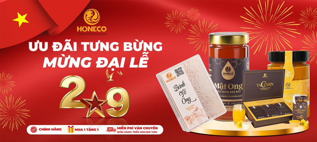 Honeco khuyến mại quốc khánh 2-9