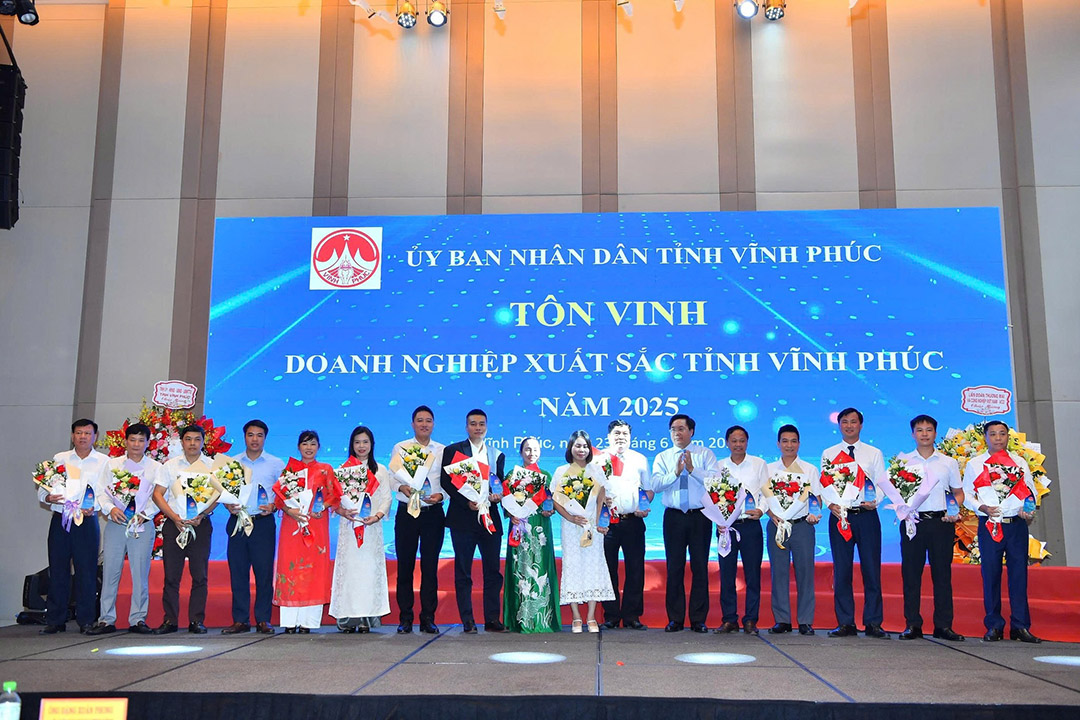 Honeco Doanh nghiệp xuất sắc tỉnh Vĩnh Phúc năm 2025