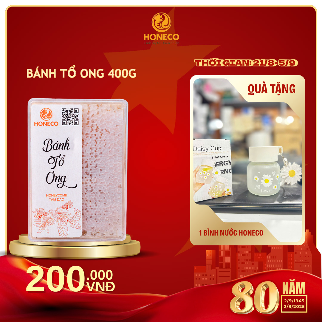 Mua bánh tổ ong tặng bình nước