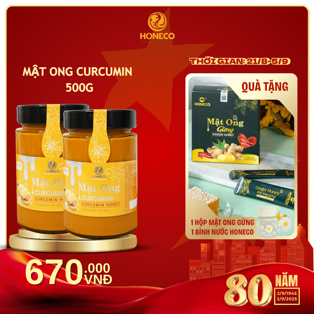 Mua 2 lọ Mật ong Curcumin