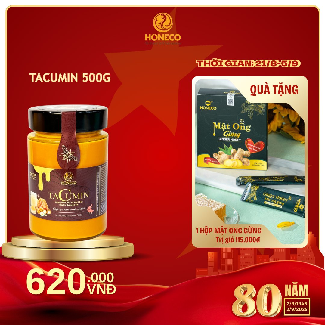 Tacumin tặng mật ong gừng