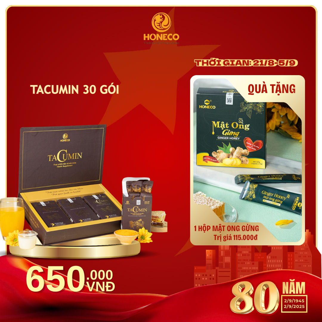 Tacumin tặng mật ong gừng