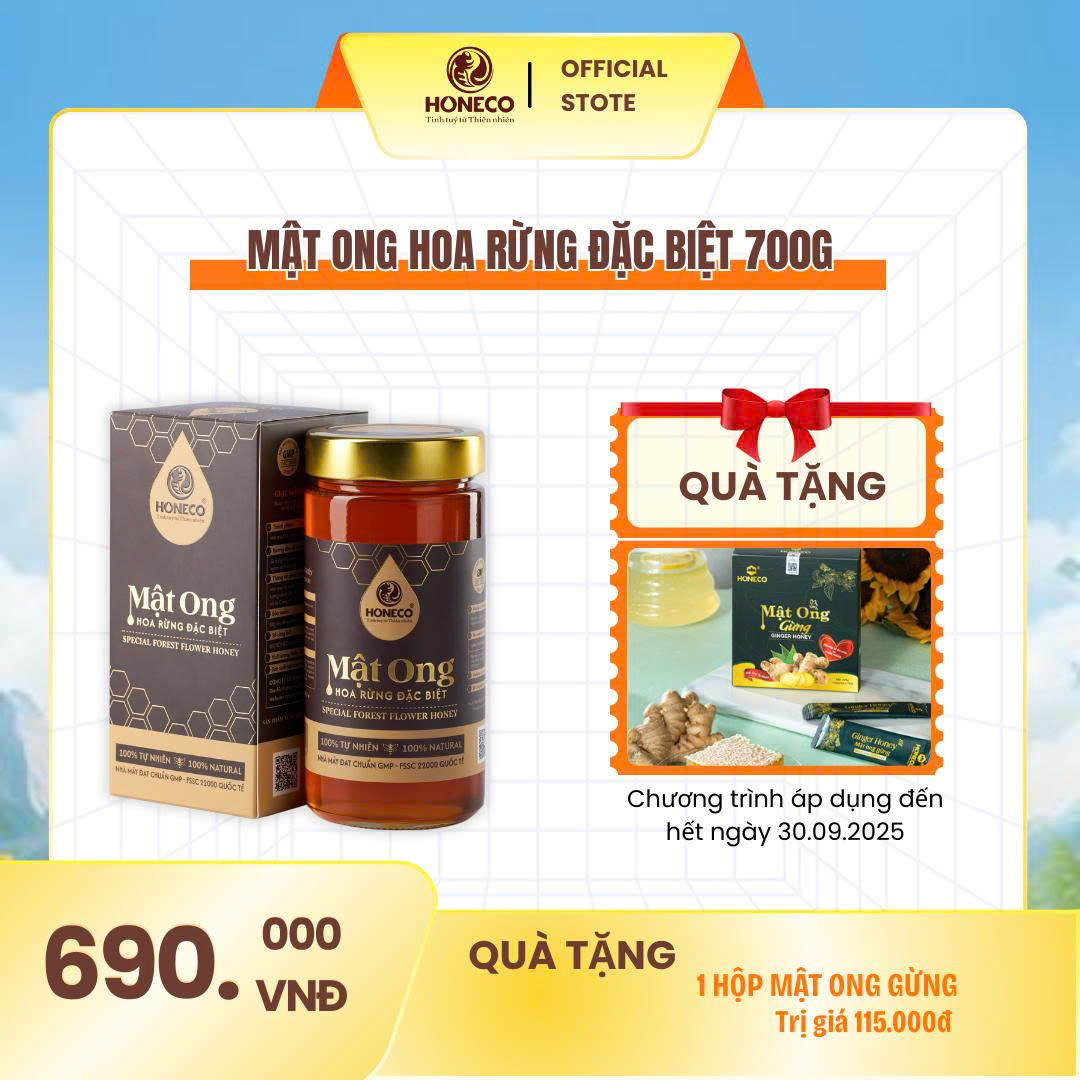 Mật ong hoa rừng đặc biệt 700g