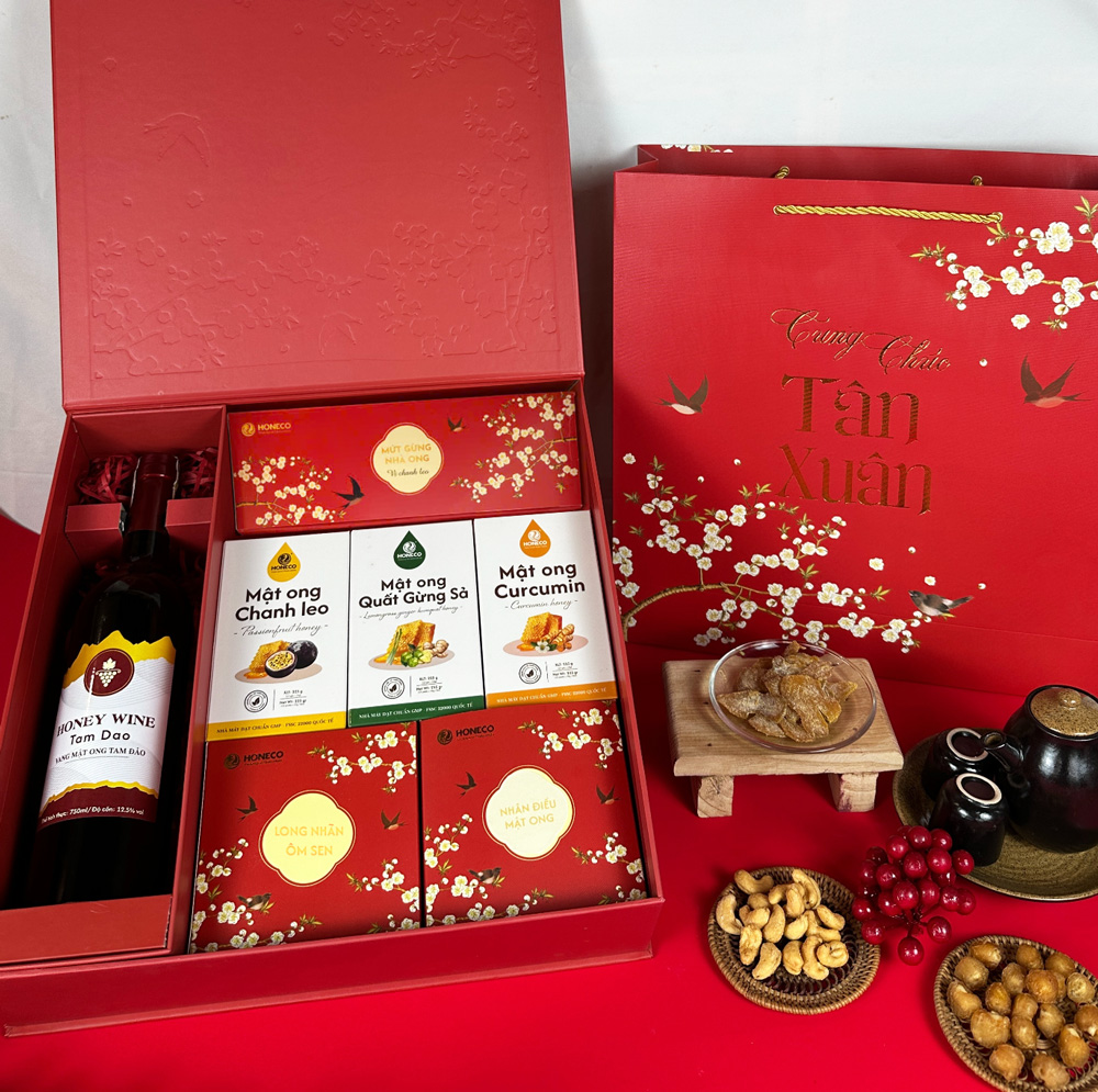 Hộp quà tết An Khang Honeco-OTD01