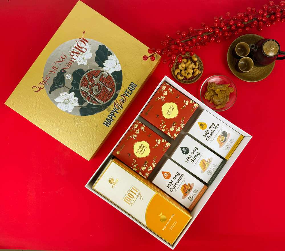 Hộp quà tết An Khang Honeco - OTD02