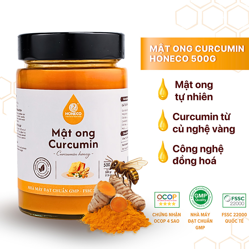 Mật ong Curcumin 500G