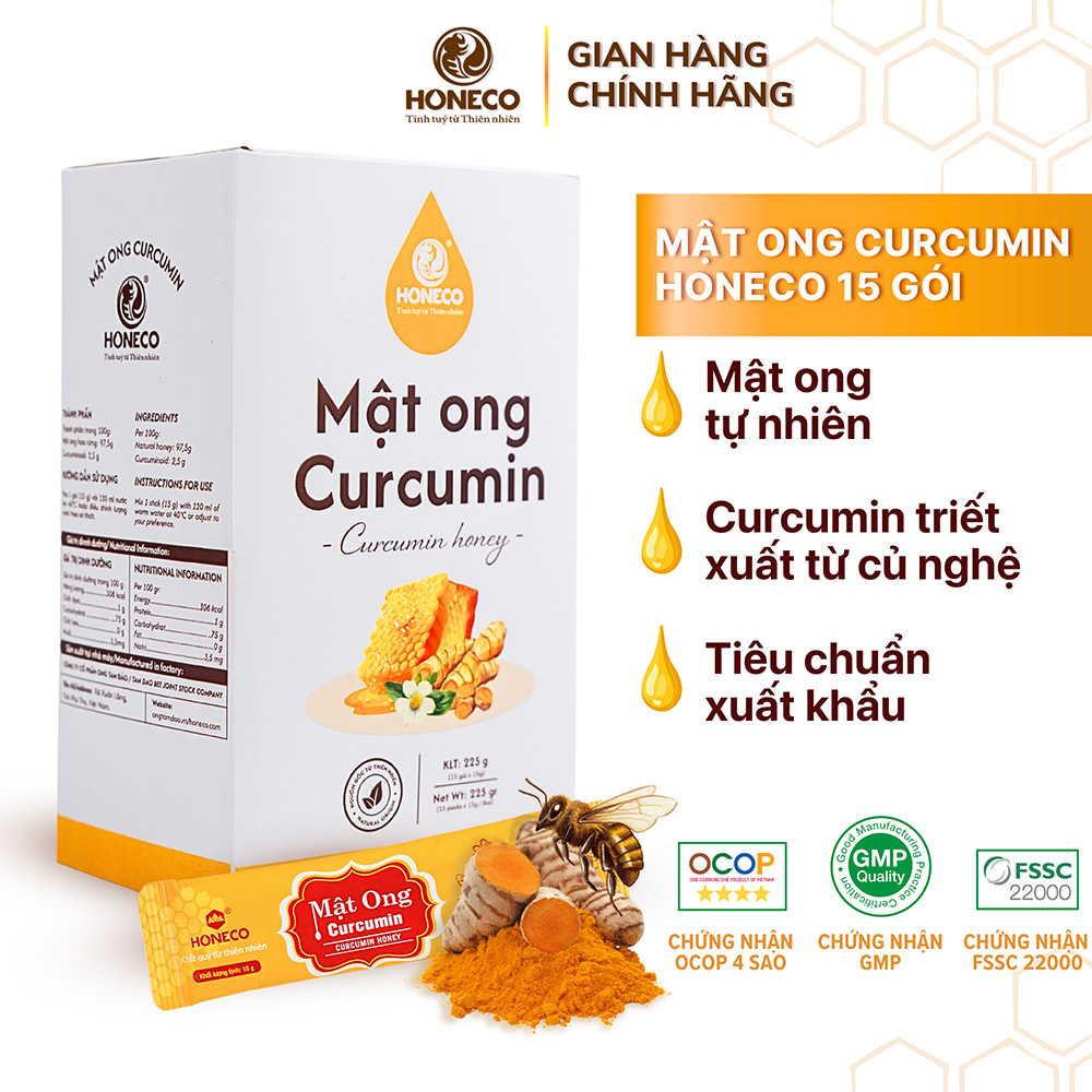 Mật ong nghệ Curcumin
