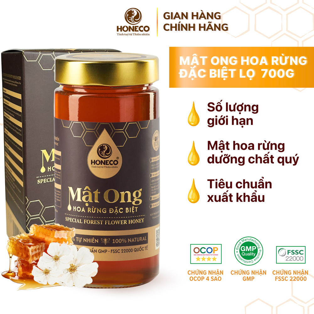 Mật ong hoa rừng đặc biệt Honeco