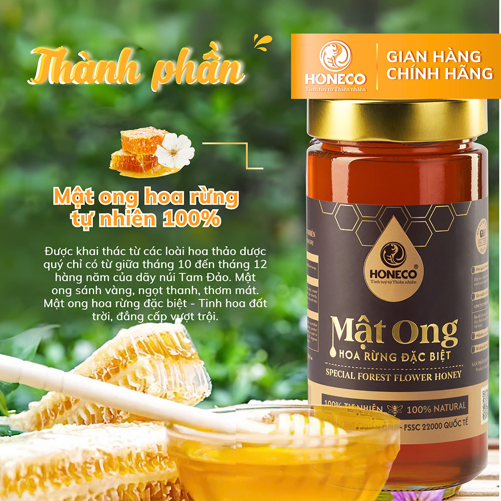 Mật ong hoa rừng đặc biệt Honeco
