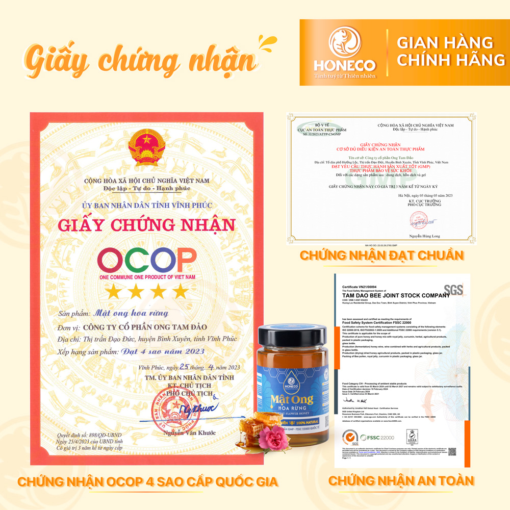 Mật ong hoa rừng 500g