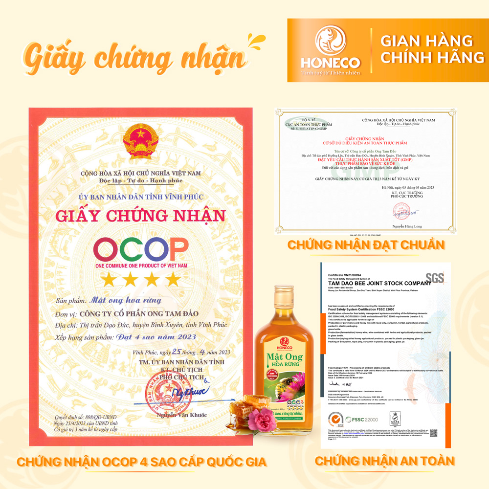 Mật ong hoa rừng 860g