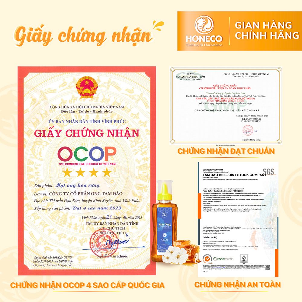 Mật ong hoa rừng 450g