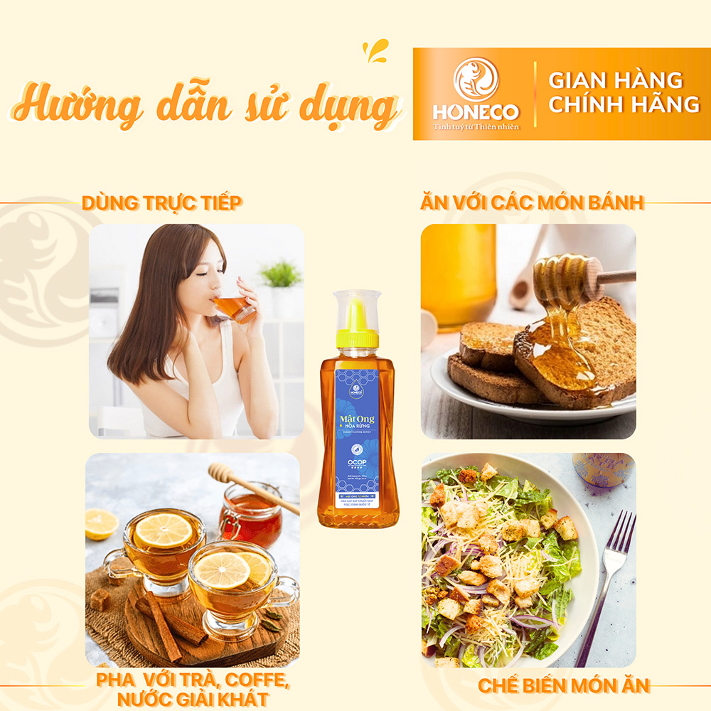 Mật ong hoa rừng 450g