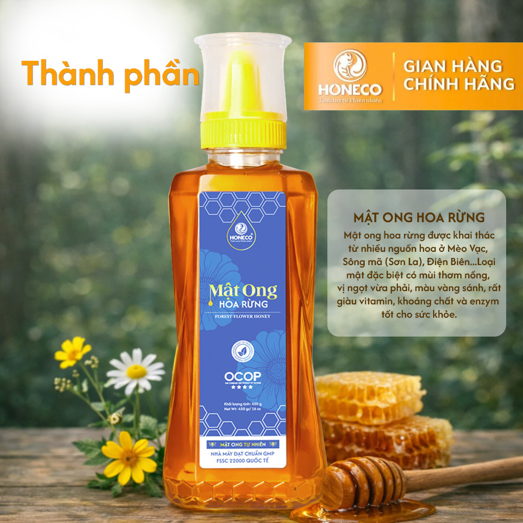 Mật ong hoa rừng 450g