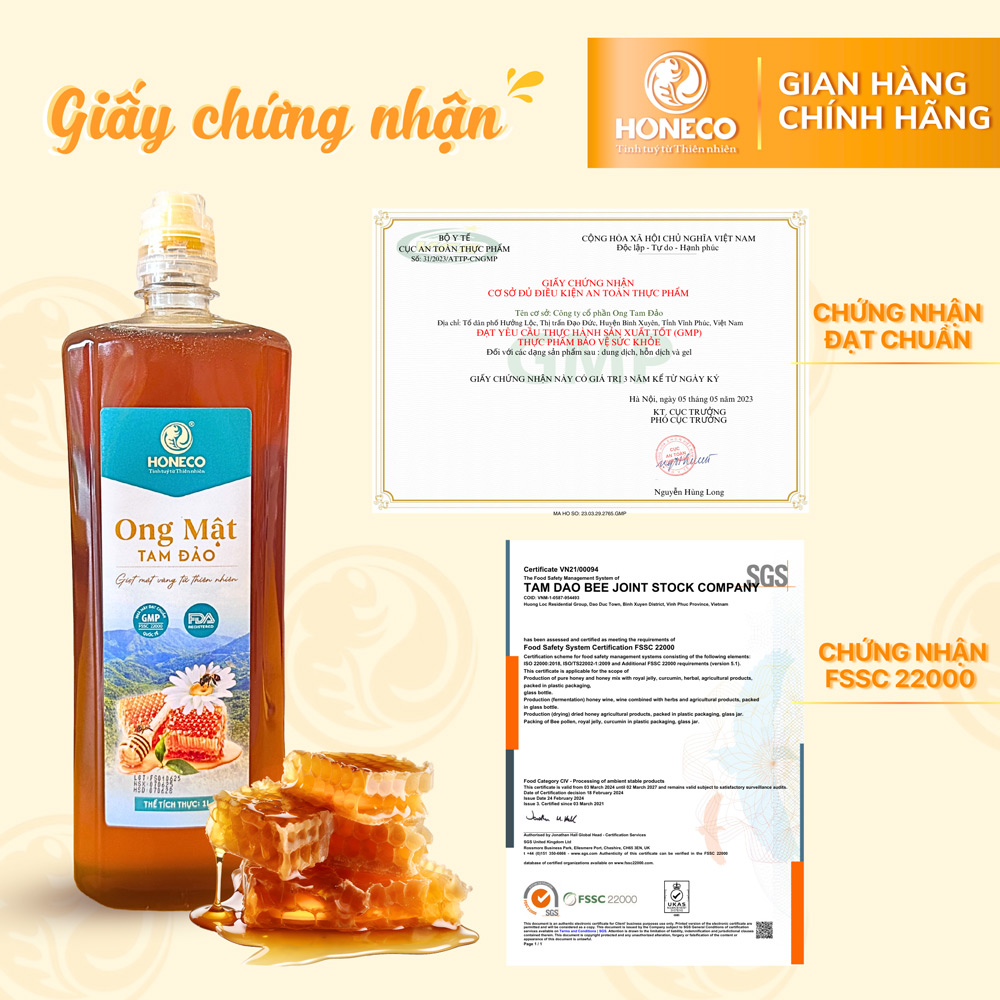 Ong mật Tam Đảo (1 lít)