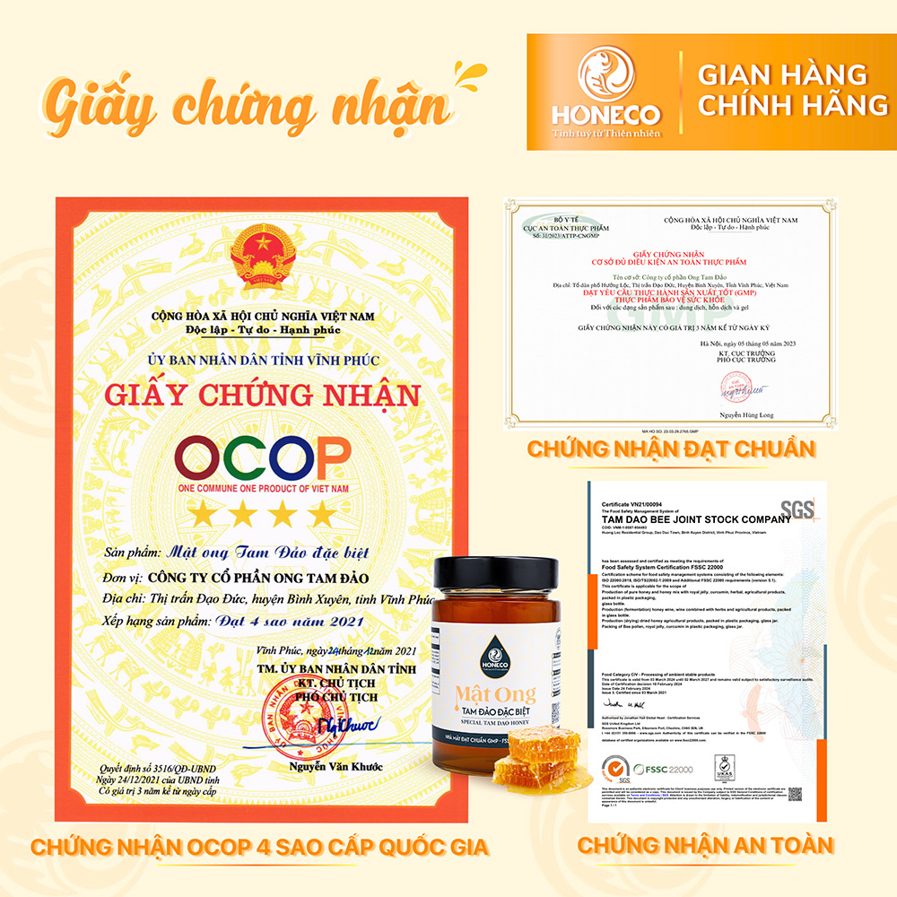 Mật ong Tam Đảo đặc biệt 500g