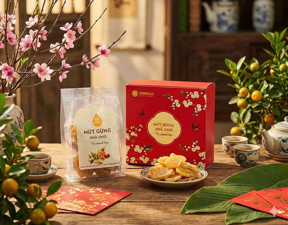 Mứt gừng nhà ong 200g