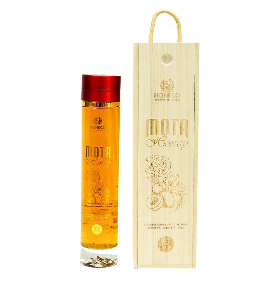 Rượu Mota Honey (Rượu mơ vàng mật ong)