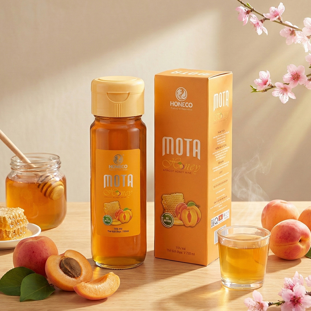 Rượu Mota Honey (Rượu mơ mật ong)
