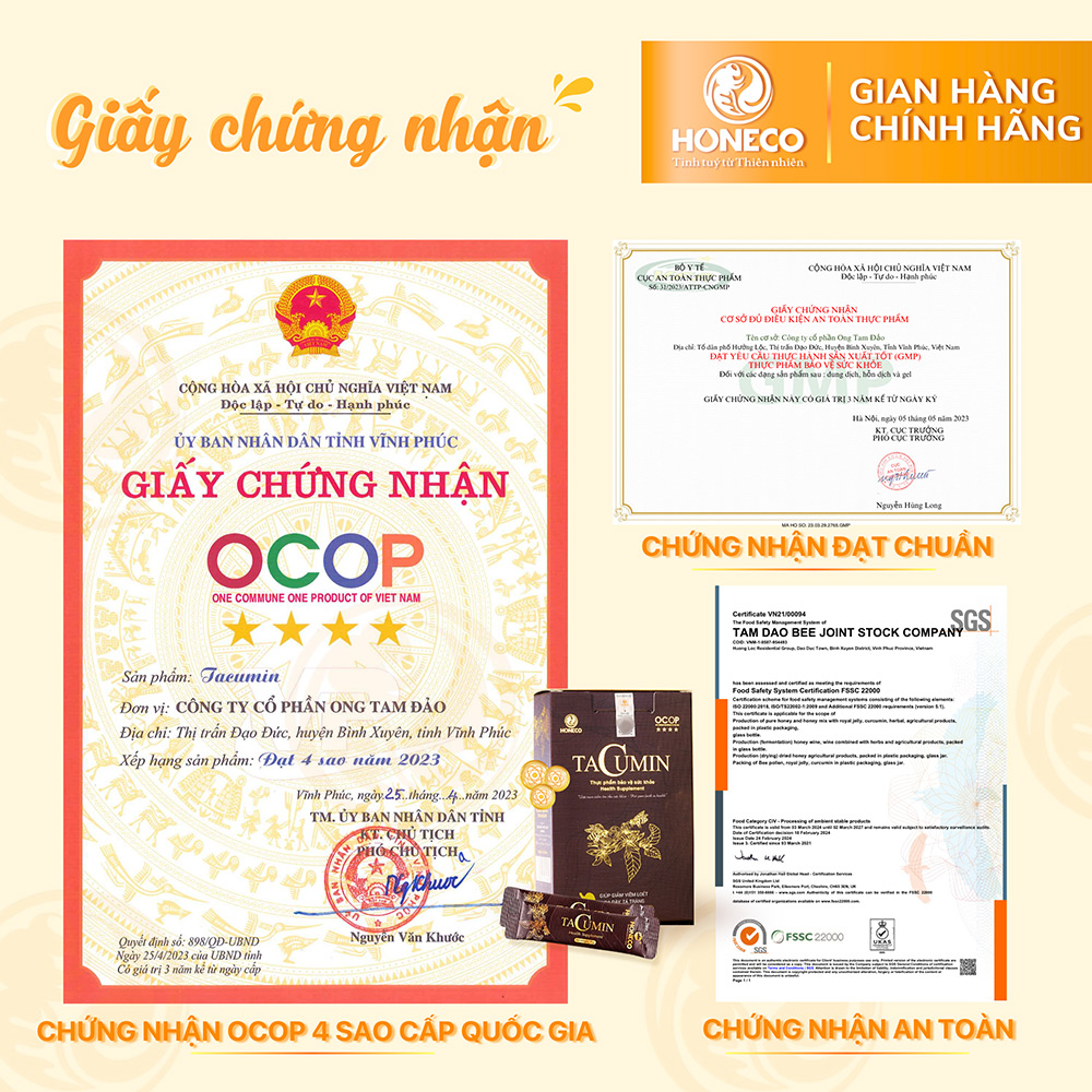 Tacumin (Hộp 30 gói)