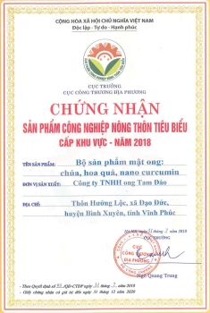 Chứng Nhận SPCN Nông Thôn Tiêu Biểu