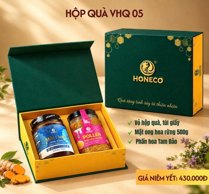 Hộp quà Mật ong Honeco -VHQ05