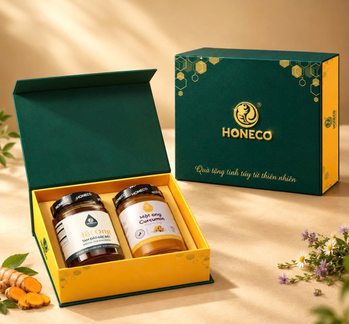 Hộp quà Mật ong Honeco -VHQ02
