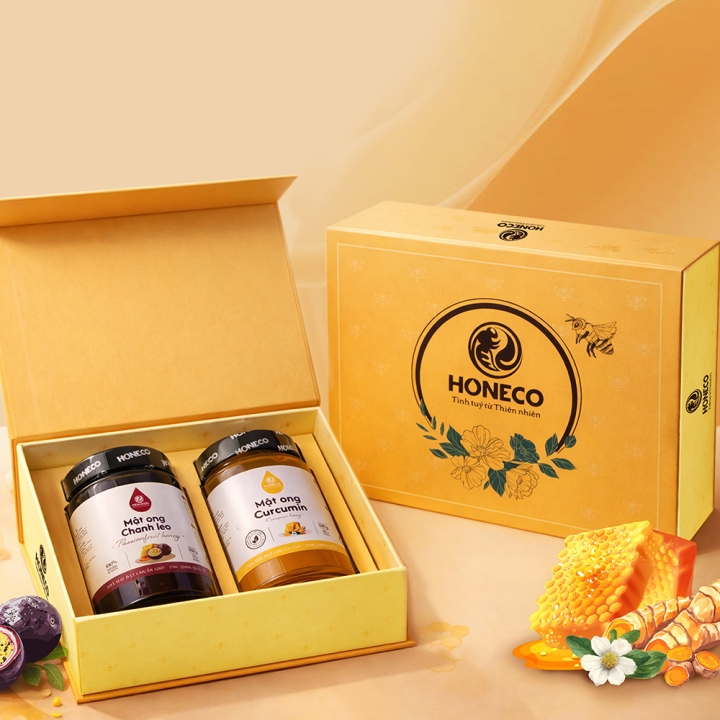 Hộp quà Mật ong Honeco -VHQ02