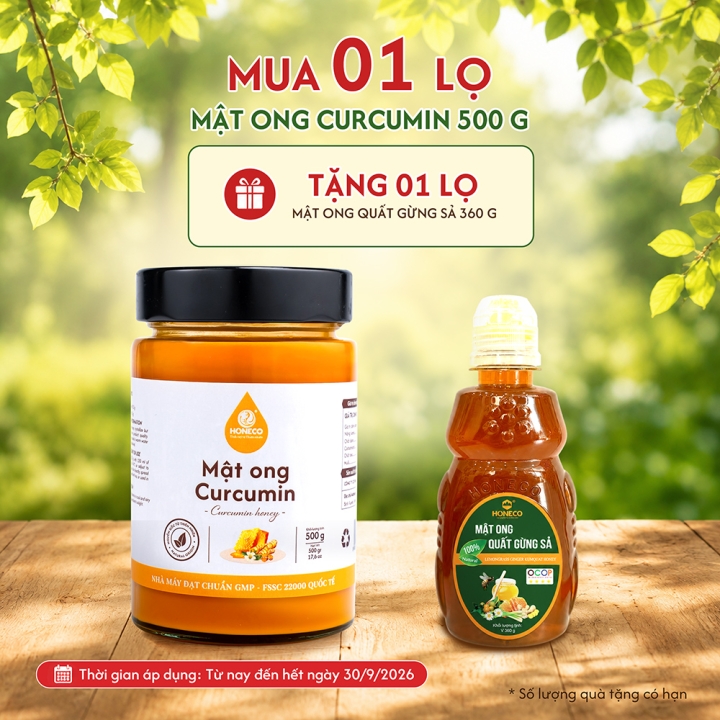 Mật ong Curcumin 500G