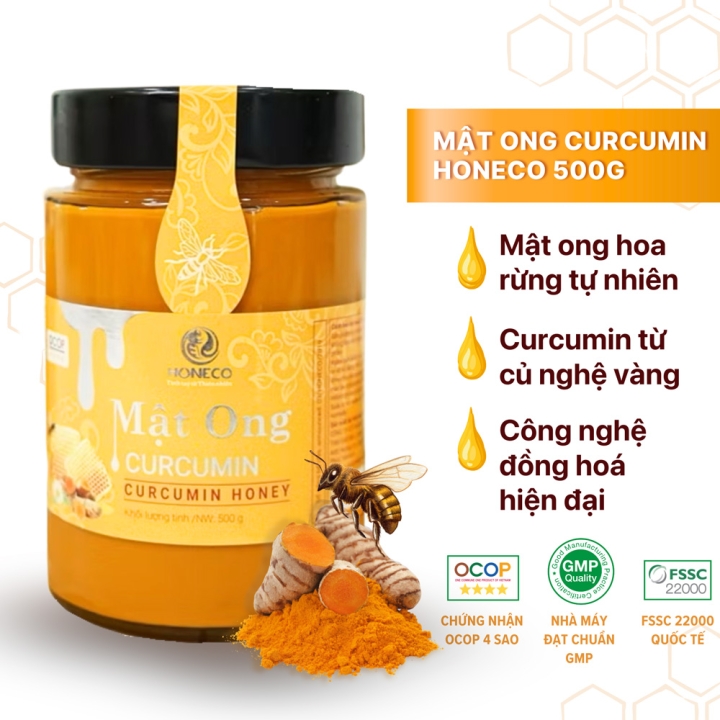 Mật ong Curcumin 500G