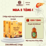 Mật ong Curcumin (Hộp 15 gói)-