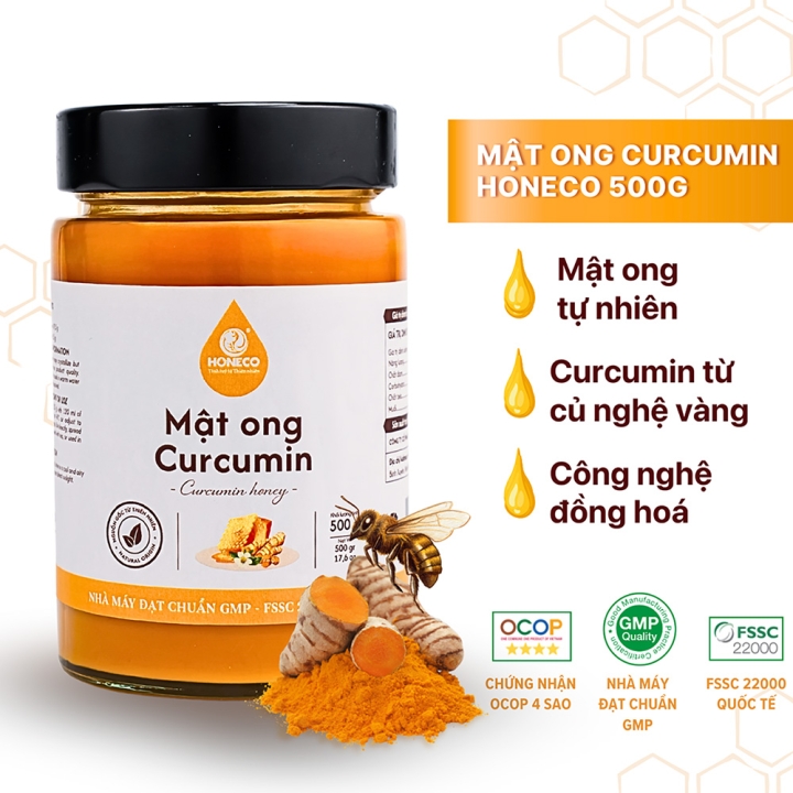 Mật ong Curcumin 500G
