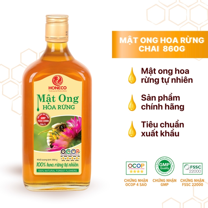Mật ong hoa rừng 860g