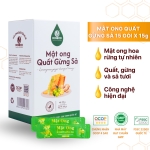 Mật ong Quất gừng sả (Hộp 15 gói)