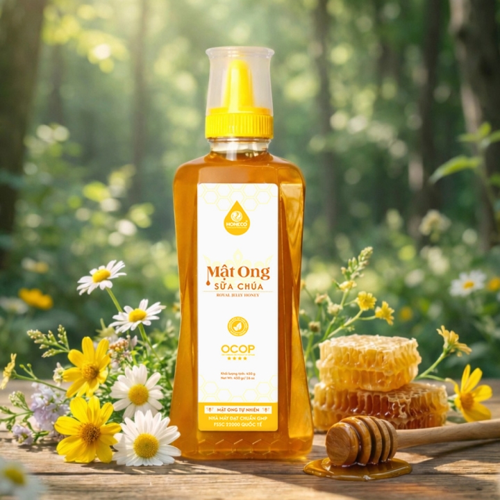 Mật ong sữa chúa 450g